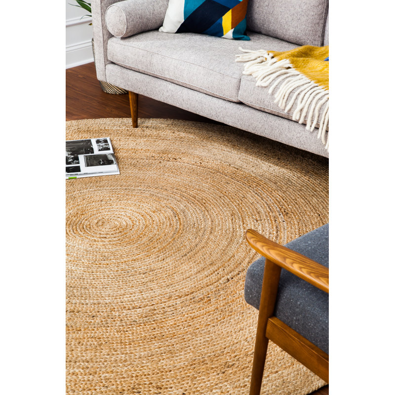 Birch Lane™ Gage Hand Braided Jute/Sisal Tan Rug & Reviews Wayfair